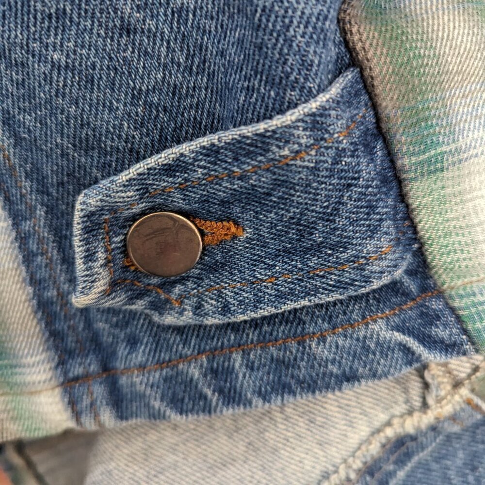 Vintage Denim plaid vest - Picture 7 of 7